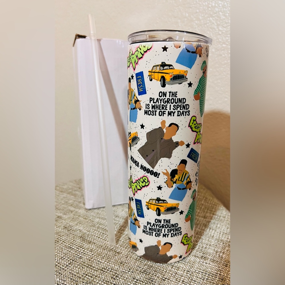 Fresh Prince of Bel-Air 20 oz Stainless Steel Insulated Tumbler | Hand-Drawn